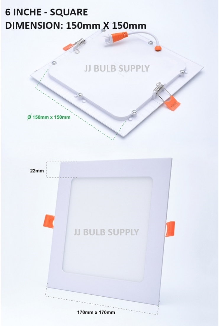 LED DOWNLIGH 4 INCHE 15W 18W / 6 INCHE 18W 22W ROUND SQUARE