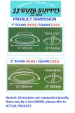 RECESSED DOWNLIGHT 4 / 6 INCHE (R150-S161) ROUND SQUARE