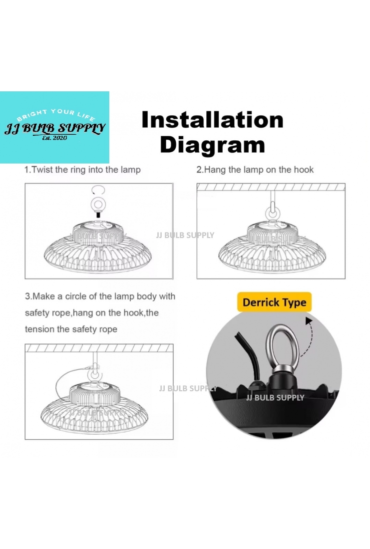 UFO LED HIGH BAY LIGHT 100W 150W 200W 