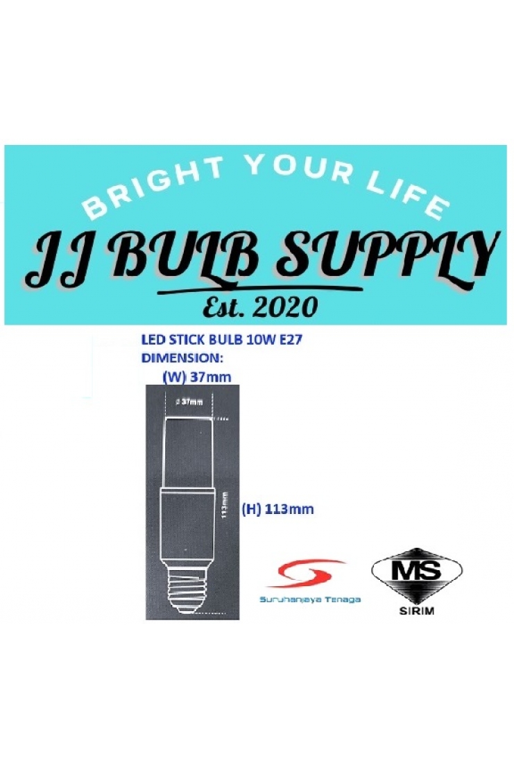 LED STICK BULB 10W / 15W E27 (SIRIM)