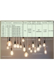 LED ANTIQUE EDISON BULB CLEAR E14 / E27