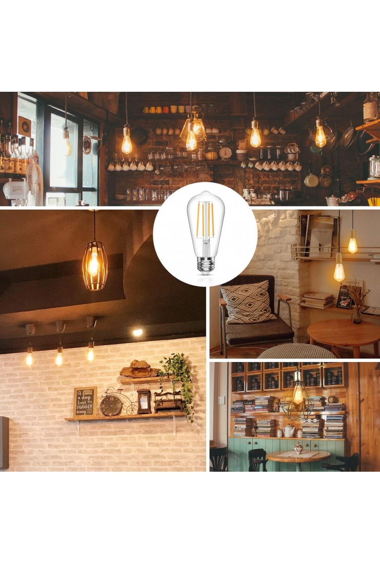 LED ANTIQUE EDISON BULB CLEAR E14 / E27