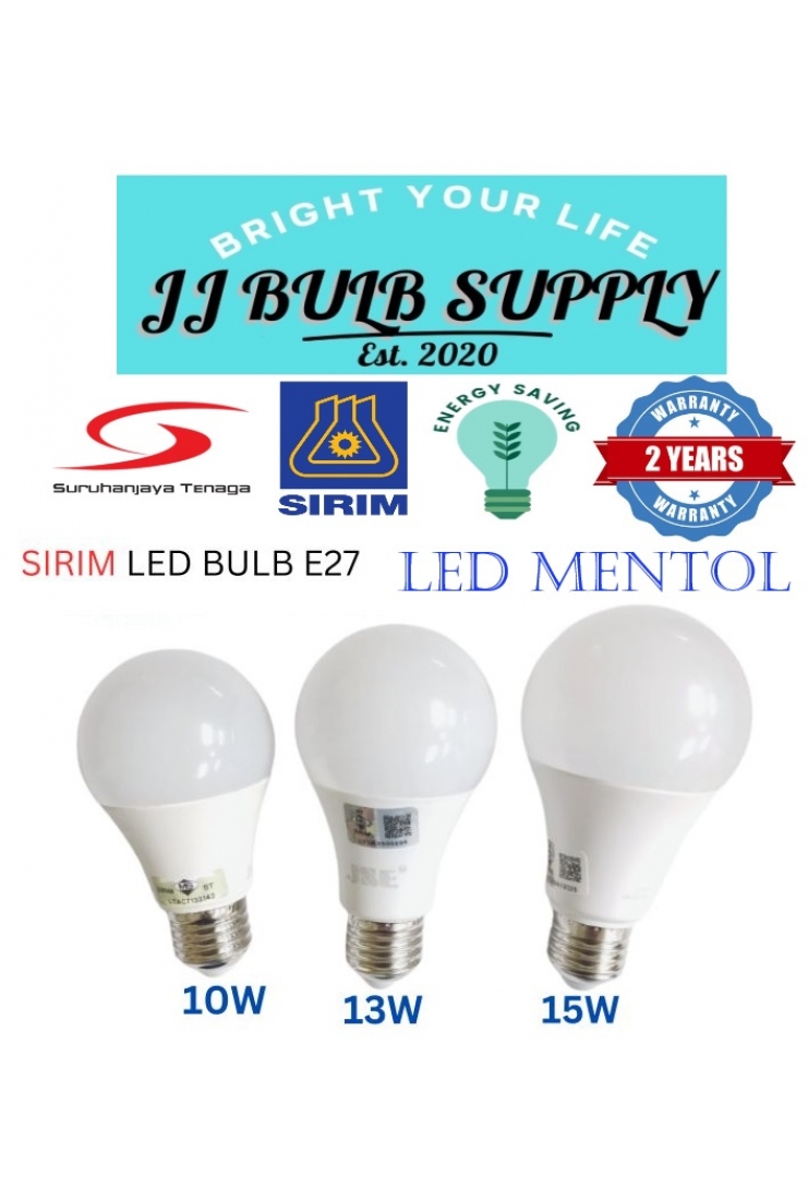 LED BULB 10W 13W 15W - E27 (SIRIM) QPA