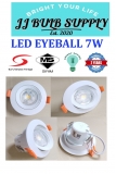 [Sirim] 7W Led Eyeball Recessed Eyeball Spotlight Round Ceiling Lighting