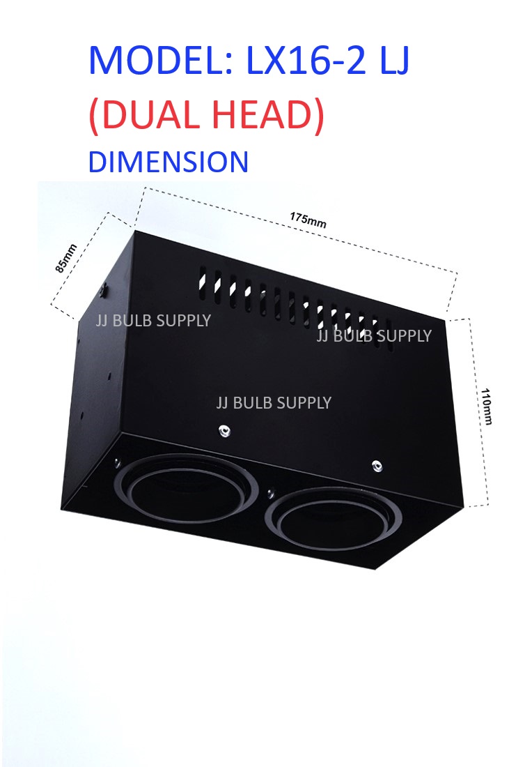 SURFACE MOUNTED DOWNLIGHT CASING (LX16-1/2/3 LJ)