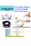 LED EYEBALL ROUND RECESSED FITTING GU10 (LX20-702P-AC)