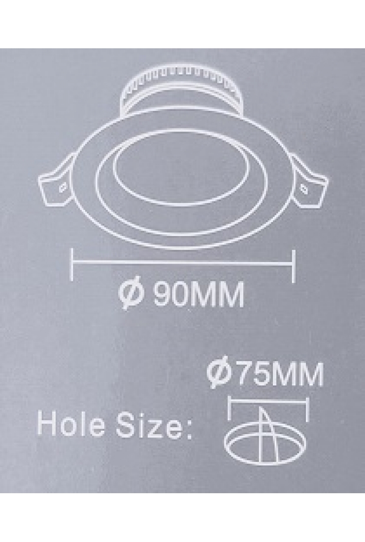 LED EYEBALL 7W / 10W RECESSED SPOT LIGHT ROUND