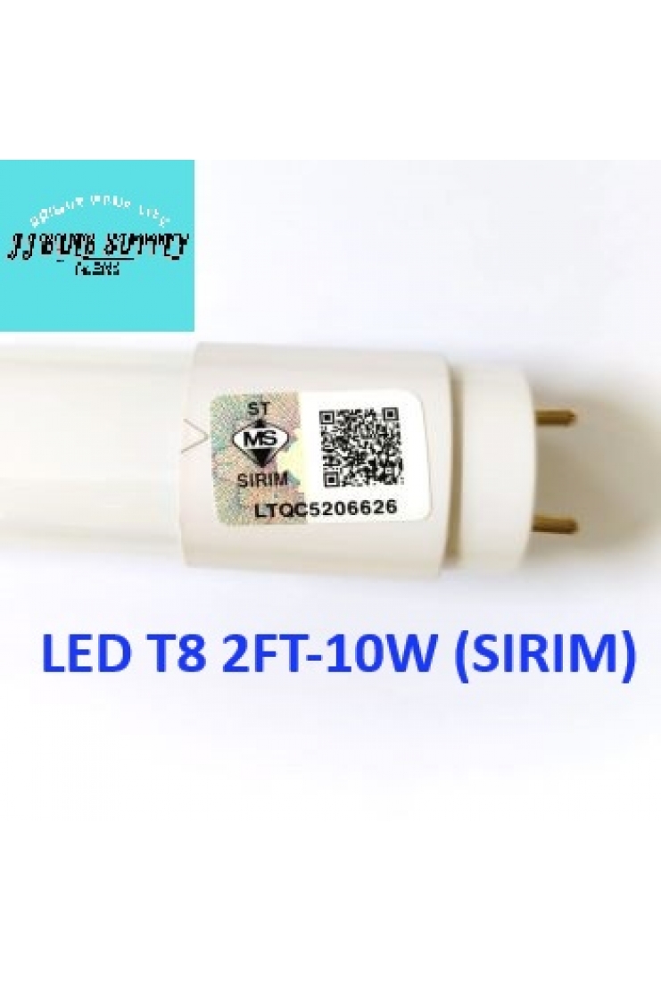 LED T8 2FT-10W (SIRIM) / 18W DAYLIGHT