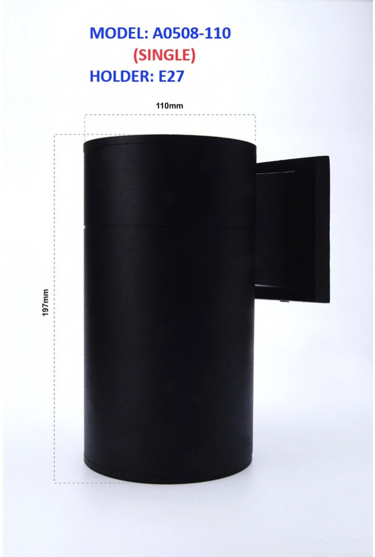 CYLINDER OUTDOOR LED WALL LIGHT