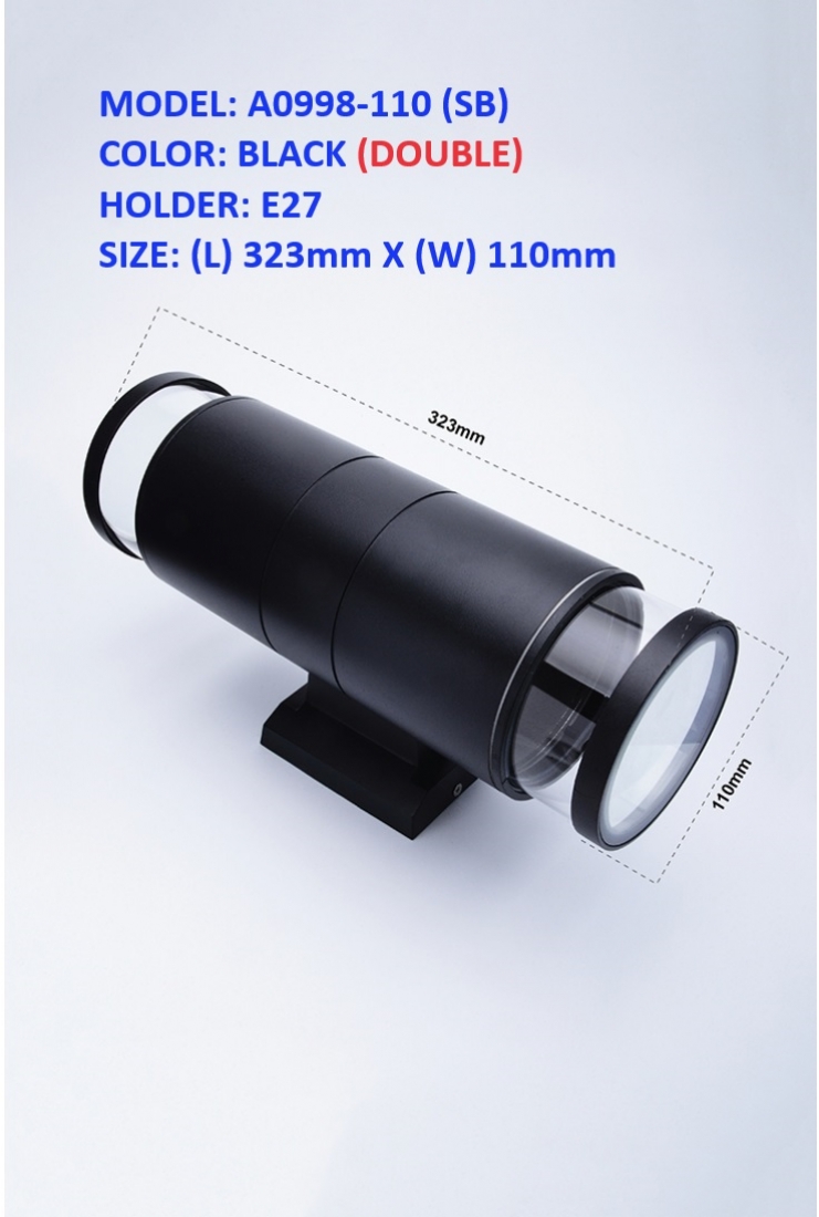 CYLINDER OUTDOOR LED WALL LIGHT