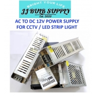 AC TO DC 12V POWER SUPPLY FOR CCTV / LED STRIP LIGHT