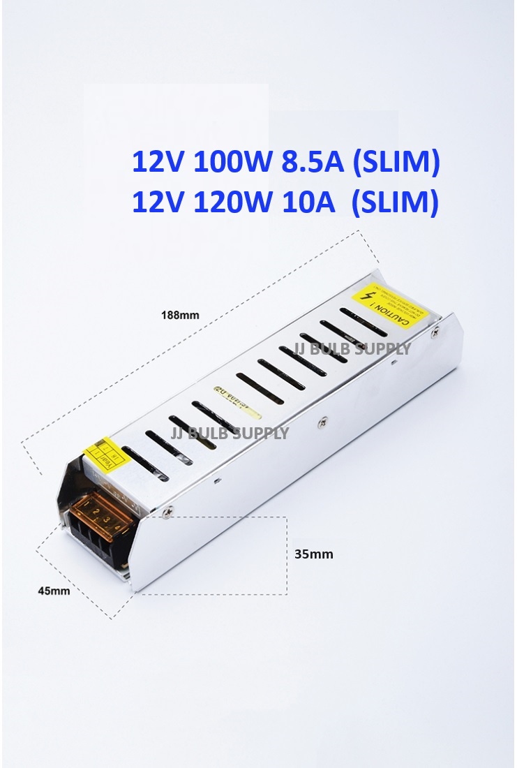 AC TO DC 12V POWER SUPPLY FOR CCTV / LED STRIP LIGHT