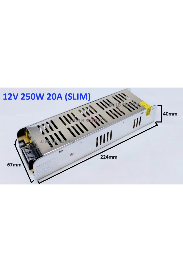 AC TO DC 12V POWER SUPPLY FOR CCTV / LED STRIP LIGHT