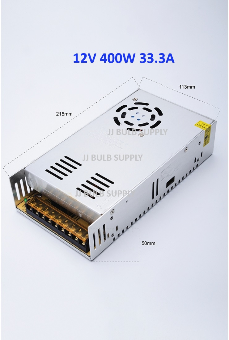 AC TO DC 12V POWER SUPPLY FOR CCTV / LED STRIP LIGHT