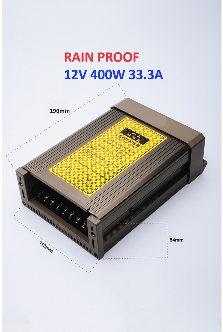 AC TO DC 12V POWER SUPPLY FOR CCTV / LED STRIP LIGHT