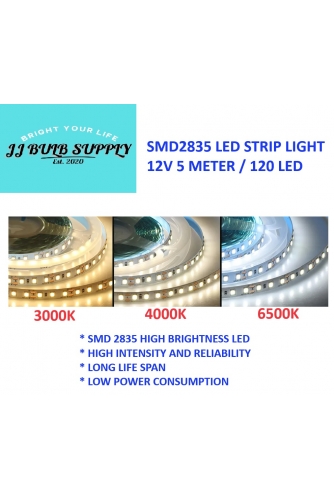 SMD2835 LED STRIP LIGHT 12V / 24V 5 METER / 120 LED (NWP) 