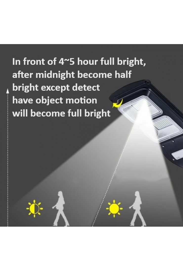 LED SOLAR STREET LIGHT 200W / 300W (SSL010) MONTION SENSOR