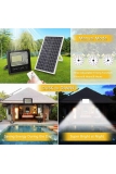 LED SOLAR FLOOD LIGHT WITH SOLAR PANEL 150W 250W 450W 500W