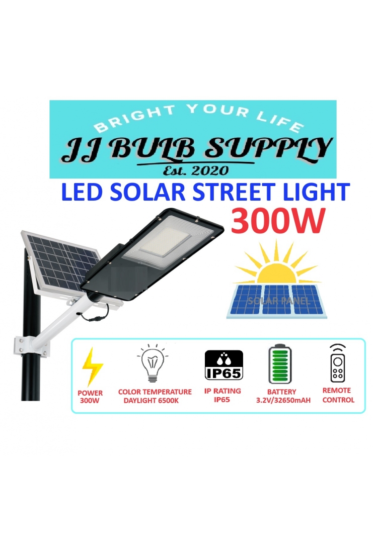 SUPER BRIGHT LED SOLAR STREET LIGHT 300W (8195)