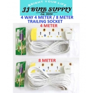 4 WAY 4 METER / 8 METER TRAILING SOCKET (604N)